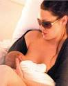 is breast feeding the baby
