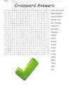 Crossword Answers Word Search - WordMint