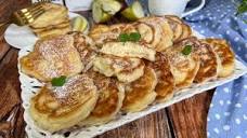 🍎🍏 Yeast pancakes with apples 🍎🍏 - YouTube