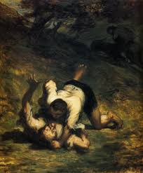 Image result for riot scene by honore-daumier
