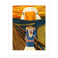 Image result for "the scream" parody