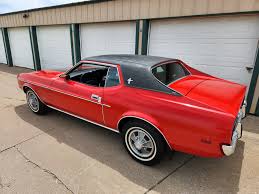 Image result for Bright Red 1972 Mustang
