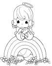 Precious Moments coloring page