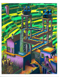 Image result for escher waterfall