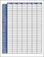 Weekly Schedule Template