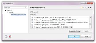 Image result for eclipse preference dialog
