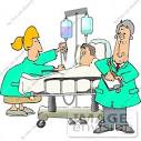 Nurse Assisting a Recovering Inpatient, Doctor Taking Notes ...