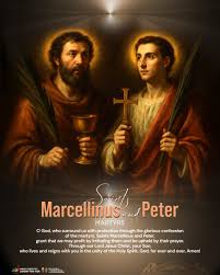 Image result for Saints Marcellinus and Peter