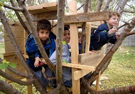 Image of a kids tree house