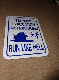 Image result for Значок in case of emergency - run like hell