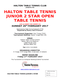 Image result for Halton Table Tennis Club