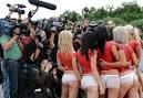 Austrian women streak to victory in topless match - Football - Sport