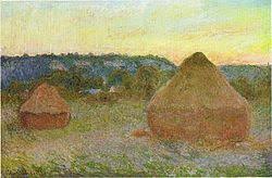 Image result for Monet haystacks