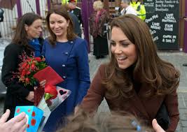 Rebecca Deacon was there in Liverpool, taking charge of posies Kate had been given by the crowd – leaving the Duchess to interact freely with more eager ... - Rebecca-Deacon5--z