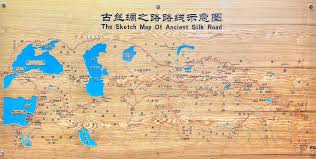 Image result for silk road map