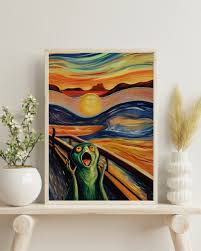 Image result for "the scream" parody
