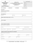 Application - Consumer Reporting Agency - Consumer Reporting Agencies