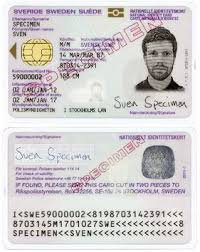 Αποτέλεσμα εικόνας για sweden id card