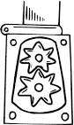 Mechanics and Parts coloring page