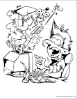 Computer coloring page