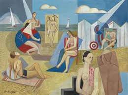 Bela De Kristo (1920-2006) | La Plage à Deauville | Impressionist ... - bela_de_kristo_la_plage_a_deauville_d5413210h
