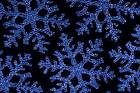 blue christmas snowflakes - via Daymix