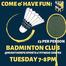 Image result for Minsthorpe Badminton Club