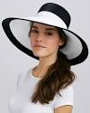 Swinger Wide-Brim Hat, Black/