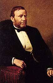 April 1822 kam Grant in Point Pleasant, Clermont County, Ohio als Sohn des Gerbers Jesse Root Grant und dessen Frau Hannah Simpson Grant zur Welt. - hist_cr_wh_ugrant18