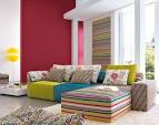 Drop-dead Gorgeous Interior Cozy Living Room Design With Red Paint ...