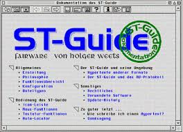 Als (Ex-)Atarianer kannte man natürlich lange zuvor das nützliche und wertvolle ST-Guide von Holger Weets,. das meist dazu diente Software und Hardware zu ...