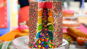 Image result for rainbow cake