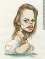 m996.10.191 | Vanessa Paradis | Drawing, cartoon | Serge Chapleau - M996.10.191