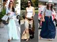 Image result for falda larga casual