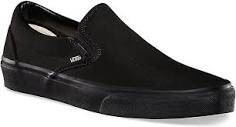 Amazon.com: Vans Unisex Classic Slip On Sneakers Black/Black 9 ...