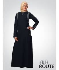 This Stylish Silk Route Abaya with a Denim Design is one of our ...