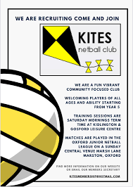 Image result for Kidlington Kites Netball Club