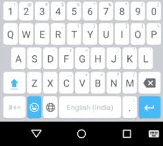 Image result for android keyboard number row
