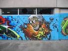This graffiti was created in - via Daymix