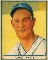 1941 Play Ball (1941) Jack Knott #68 Baseball Card - 38049