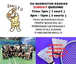 Image result for Epworth Sunday Badminton Club