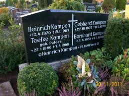 Grab von Bernhard Kampen (03.04.1938-01.03.1998), Friedhof Aurich-