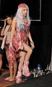 Image result for lady gaga meat dress