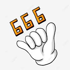 Image result for 666 hand sign