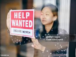 Image result for help wanted sign window