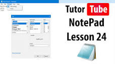 Notepad Tutorial - Lesson 24 - Saving Document as PDF - YouTube