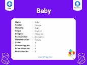 Baby Name Meaning, Origin, Numerology & Popularity - Drlogy