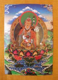 THANGKA POSTKARTE Guru Padma Sambhava