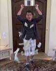 Charlie Sheen puts his own spin on the Ice Bucket Challenge.