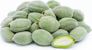 Image result for fresh green almonds